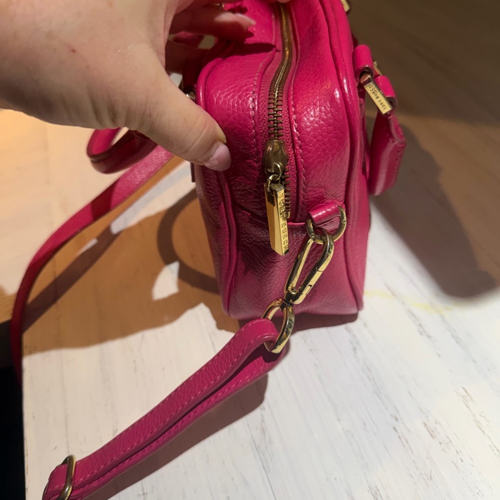 Tory Burch fuchsia pink Leather Crossbody Bag - Picture 4 of 5